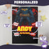 Personalized Baby Blanket - Custom Superhero Style Baby Batman Cape | Name & Date of Birth | Gift for Boys